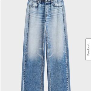 Rag and Bone Miramar wide leg pant size medium.